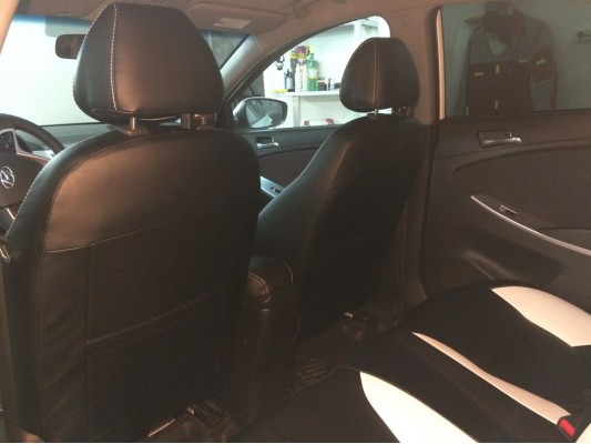 Каркасные авточехлы на Hyundai Solaris Каркасные авточехлы на Hyundai Solaris