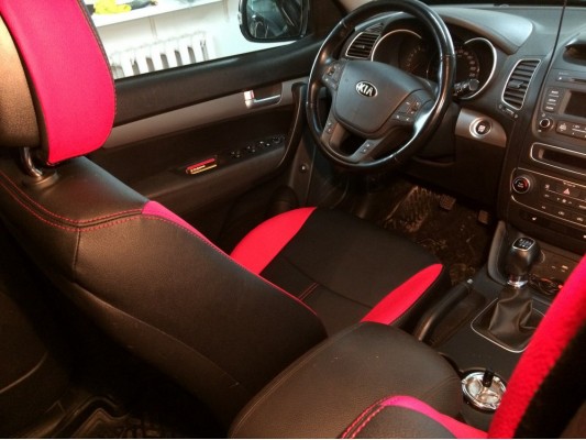 Каркасные авточехлы на KIA Sorento 2 Каркасные авточехлы на KIA Sorento 2