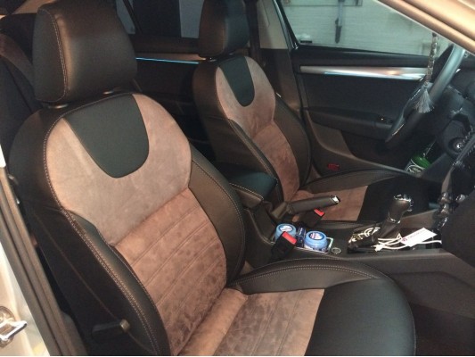 Каркасные авточехлы на Skoda Octavia A7 FL Каркасные авточехлы на Skoda Octavia A7 FL