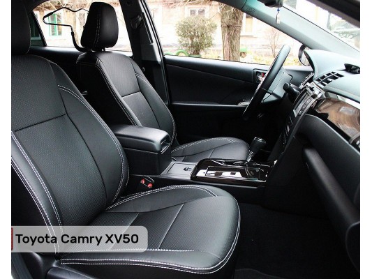 Каркасные авточехлы на Toyota Camry XV50 Каркасные авточехлы на Toyota Camry XV50